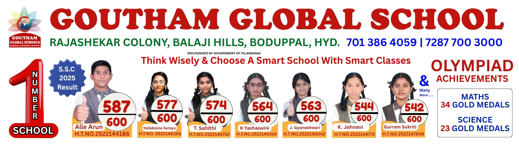 Goutham Global School, one of the Top Rated Schools near Ramnagar, Hyderabad, offering modern learning facilities.